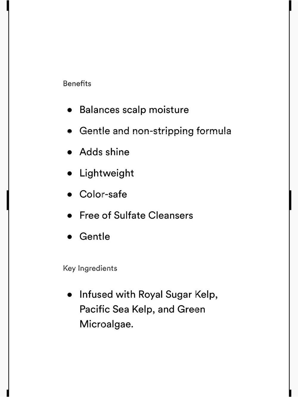 Bumble and Bumble Seaweed Shampoo